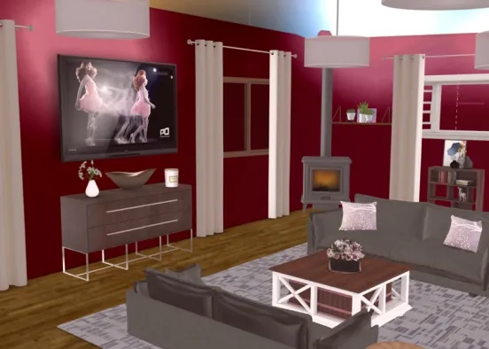 my current rentals lounge Remodelled my waY Design Rendering