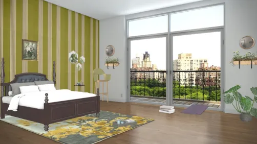 Peaceful bedroom