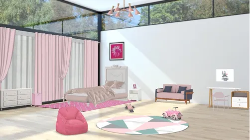 Pink bedroom