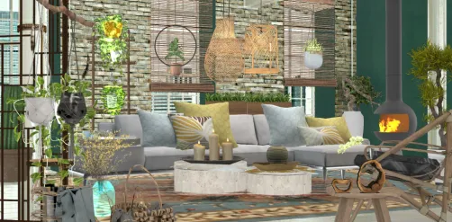 Bohemian living room 