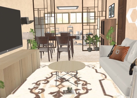 Apartment Interior Design Rendering