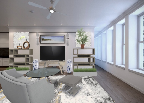 the amazing living room Design Rendering