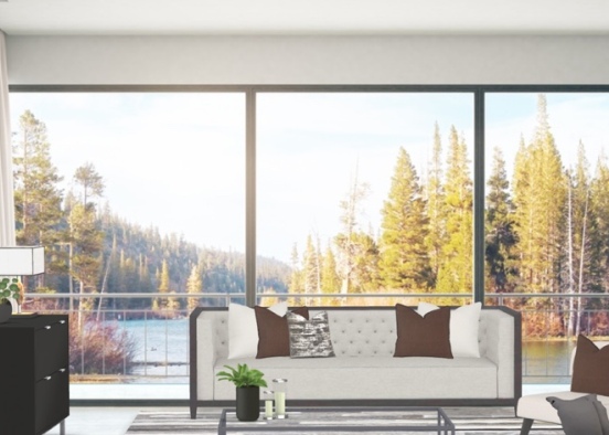 fall - living room Design Rendering