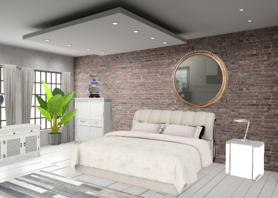 Shabby Chic Shades of Gray Design Rendering