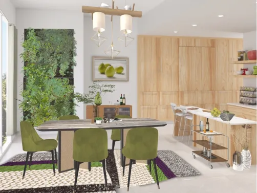 The kitchen 