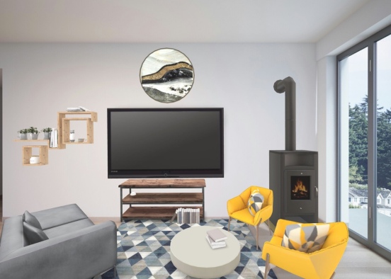 living-room  Design Rendering
