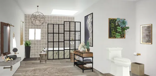 Baño elegante