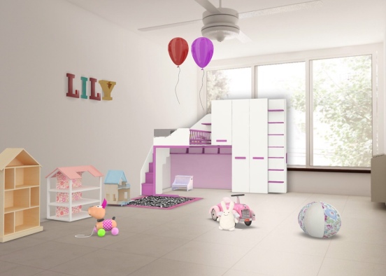 Lily’s room  Design Rendering