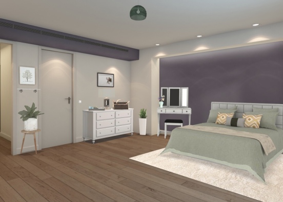 Grey and green  Design Rendering