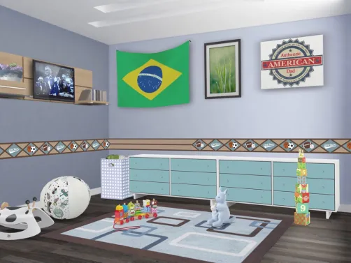 little boy’s playroom