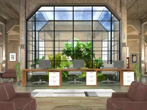 hotel lobby