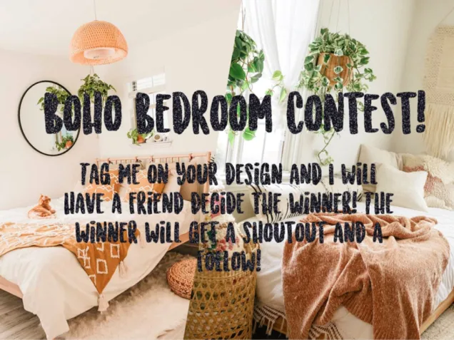 Boho Bedroom Contest!!!!!!!!
