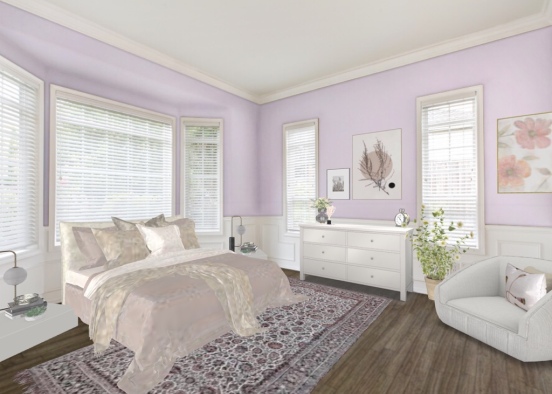 Blossom Bedroom Design Rendering