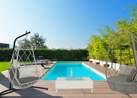 Enjoy some nice and relaxing pool time! Design Rendering
