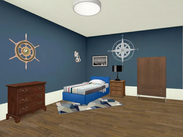 Sailor inspired room 