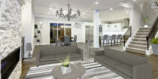 SALA,COMEDOR Y COCINA
