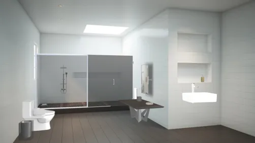 baño minimalista