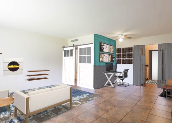 # 1bedroom apartment  Design Rendering