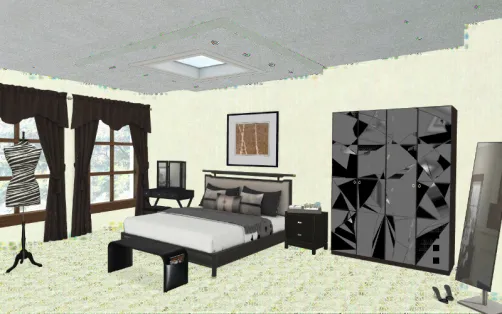 Blacky Broken White Bedroom
