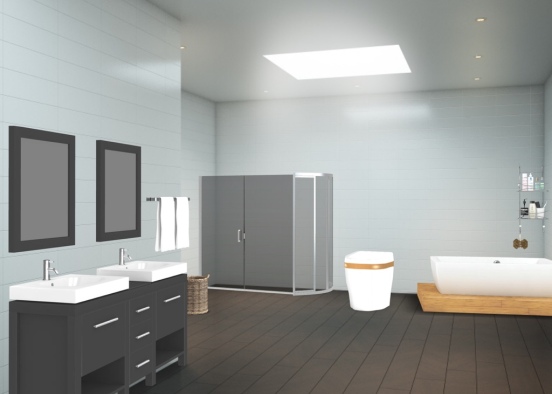 bedoor bathroom  Design Rendering