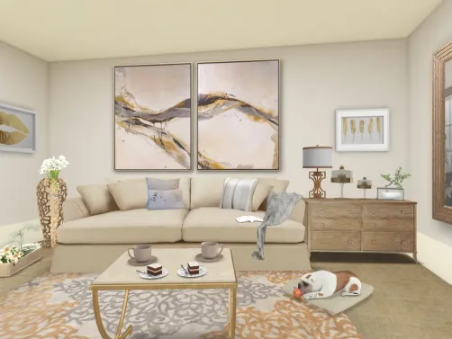 Coffee in the living room 