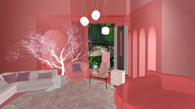 Sakura living room 2 Design Rendering