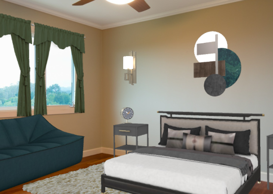 Bed room 1 Design Rendering