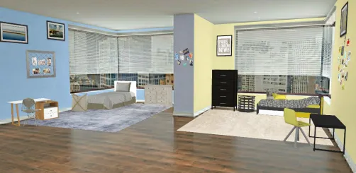 Opposite twin room