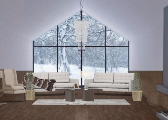 Winter Cottage Design Rendering