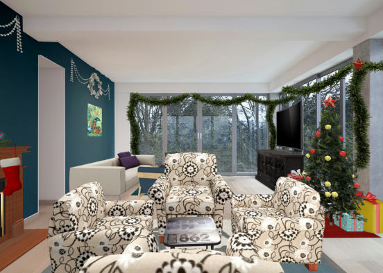 Christmas time in the country  Design Rendering