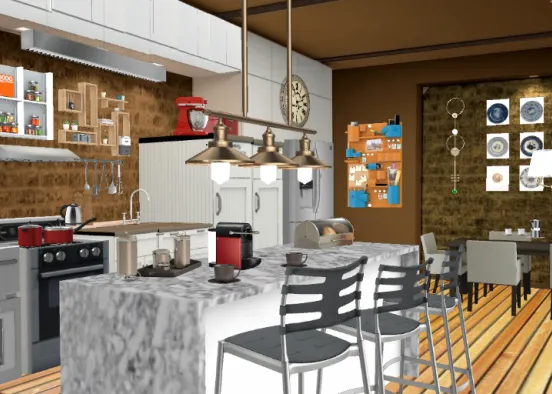 Cook and dine  Design Rendering