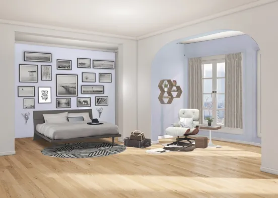 bedroom in manhattan Design Rendering