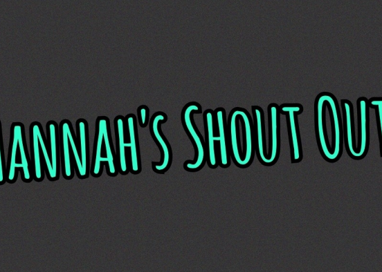 Shout Outs Design Rendering