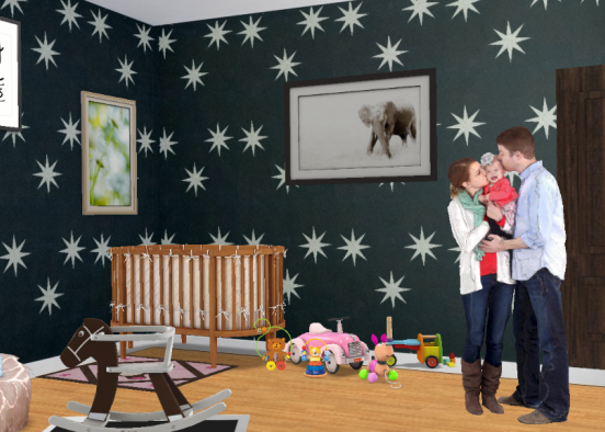 Baby's Room Design Rendering