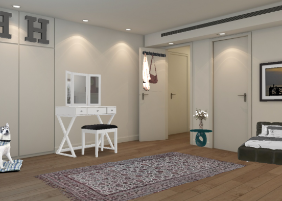 A bedroom for couples! Design Rendering