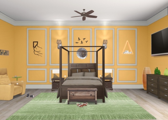 Grampa’s bedroom  Design Rendering