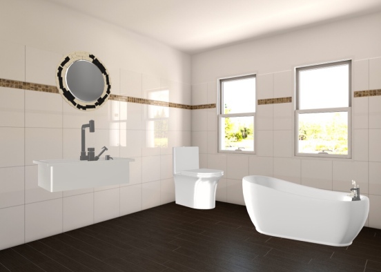 Deema's bathroom Design Rendering