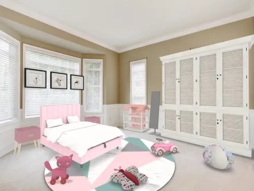 kid girl room 