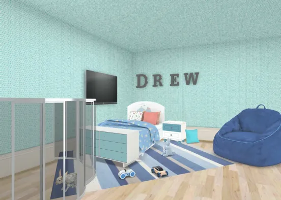 Drew’s bedroom Design Rendering