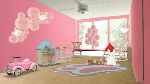 Pink playroom