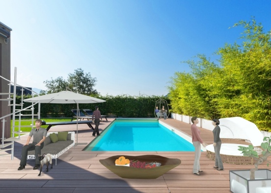 #confiner liker si vous avez grave envie d être au soleil poser a la piscine 🥺❤️💖😂😭😭 Design Rendering