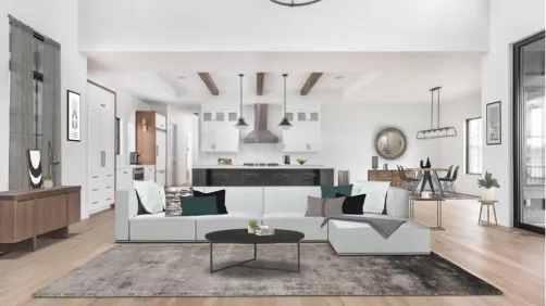 LIVING ROOM | MIDCENTURY STYLE 