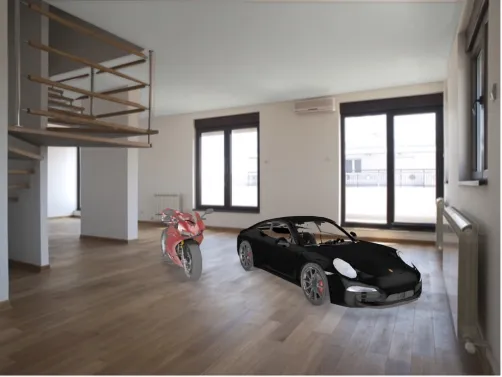 bikes & cars showroom