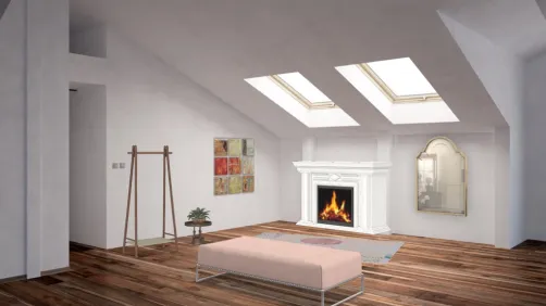 Pale Pink and Wood