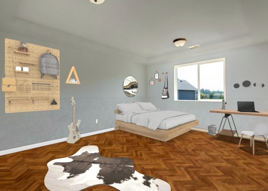 Dream Dormroom Design Rendering