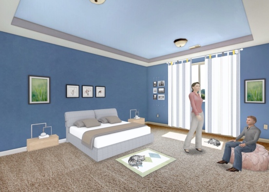 My daughter’s future bedroom ! Design Rendering