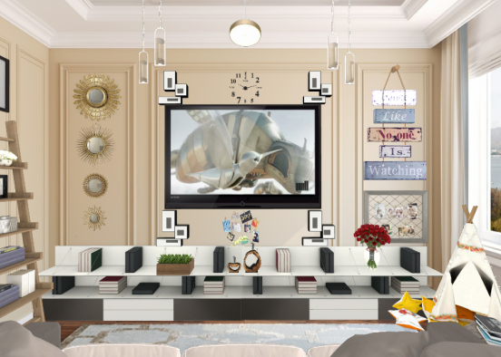 Tv room.(relax)2 Design Rendering