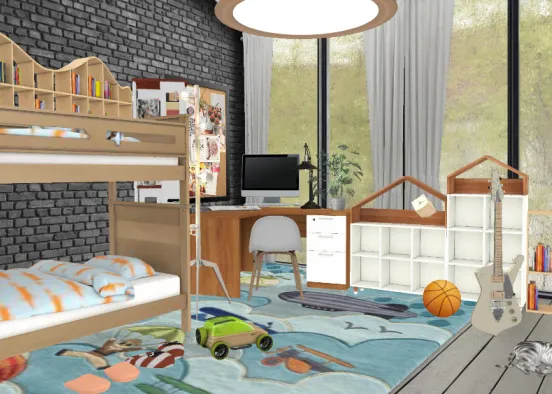 Child’s Room Design Rendering
