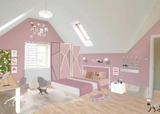 Sakura bedroom 🌸 Design Rendering