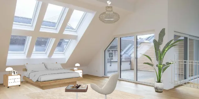 Scandinavian minimal bedroom